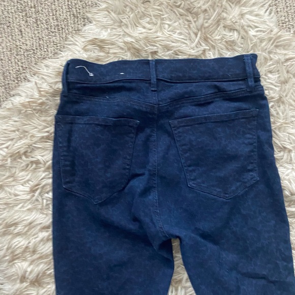 Loft Dark Leopard Print Skinny Jeans EUC - Picture 7 of 9